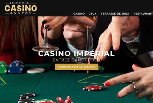 Un nouveau site internet pour le Casino