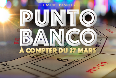 Le Punto Banco au Casino Impérial