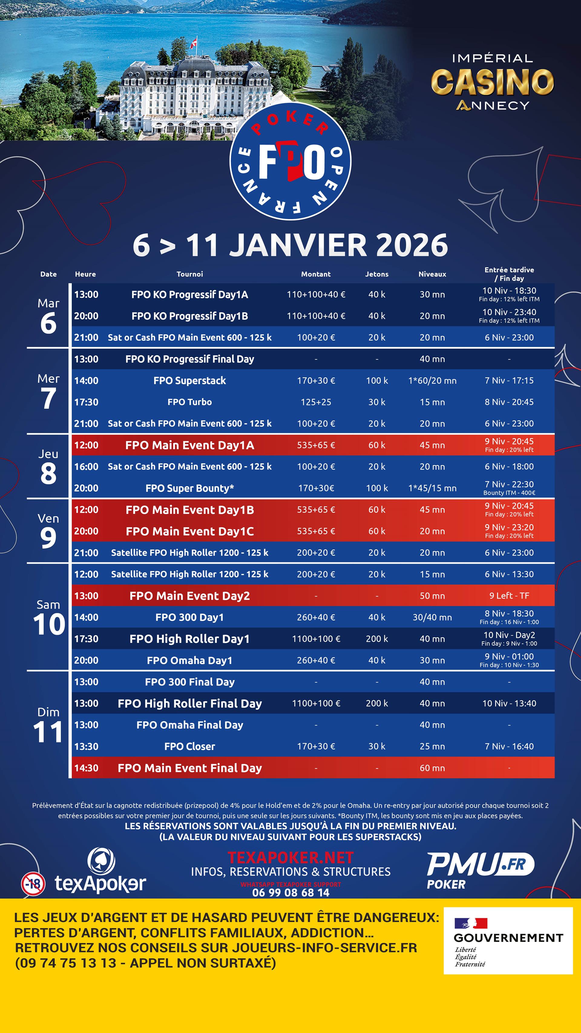 FPO Poker Annecy I Casino Imperial Annecy I Texapoker I PMU Poker FPO Poker Annecy I Casino Imperial Annecy I Texapoker I PMU Poker